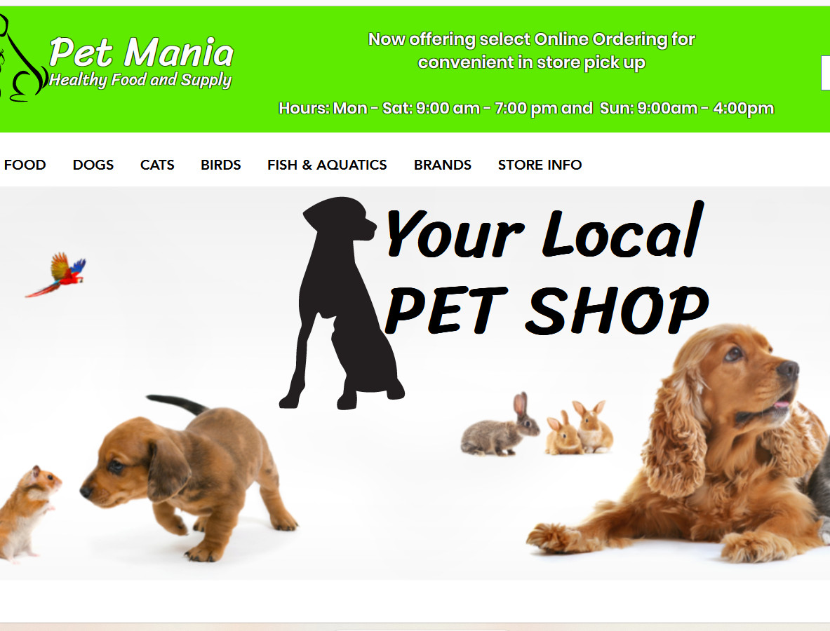 Screenshot of www.petmaniacc.com